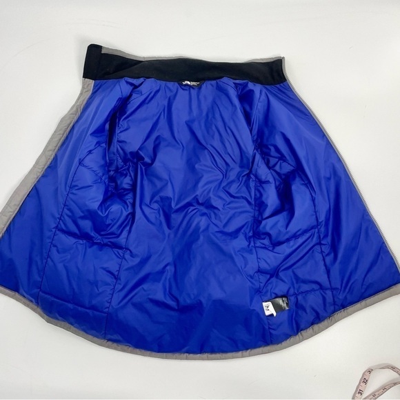 The Northface grey blue puffer thermaball trakker jacket women's S athleisure - Picture 10 of 13